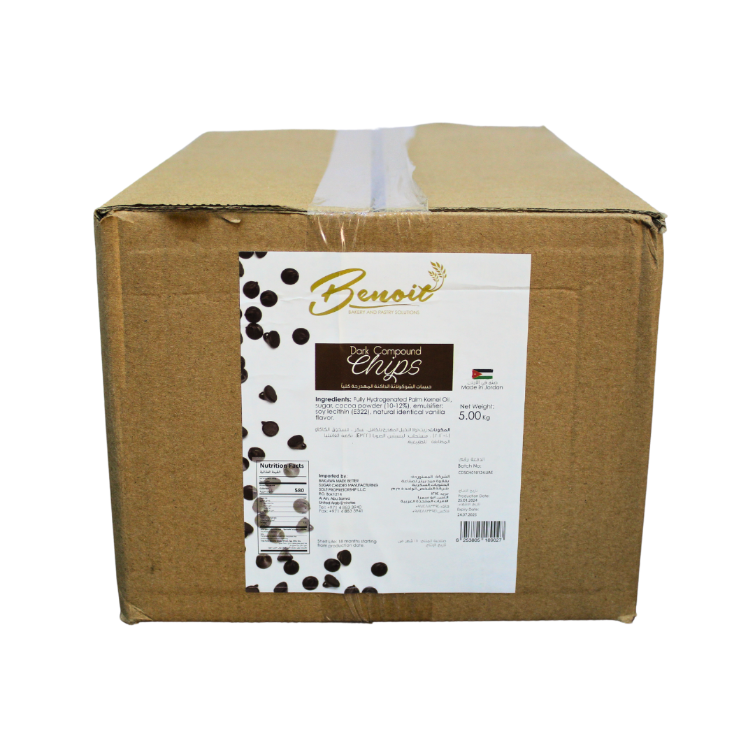 BENOIT DARK COMPOUND CHIPS 5KG